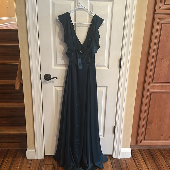 Lulus Dark green dress - Picture 5 of 12